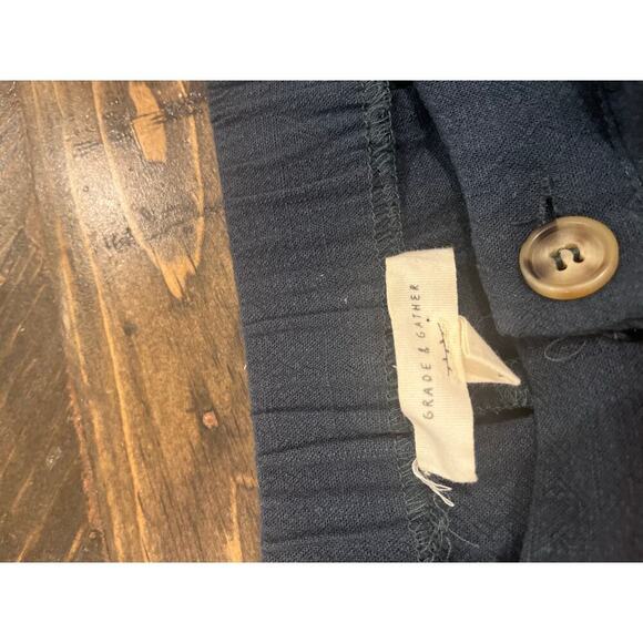 Grade & Gather Linen Blend Jogger Pant Women Small Lightweight Summer Beach Trip - Picture 9 of 12